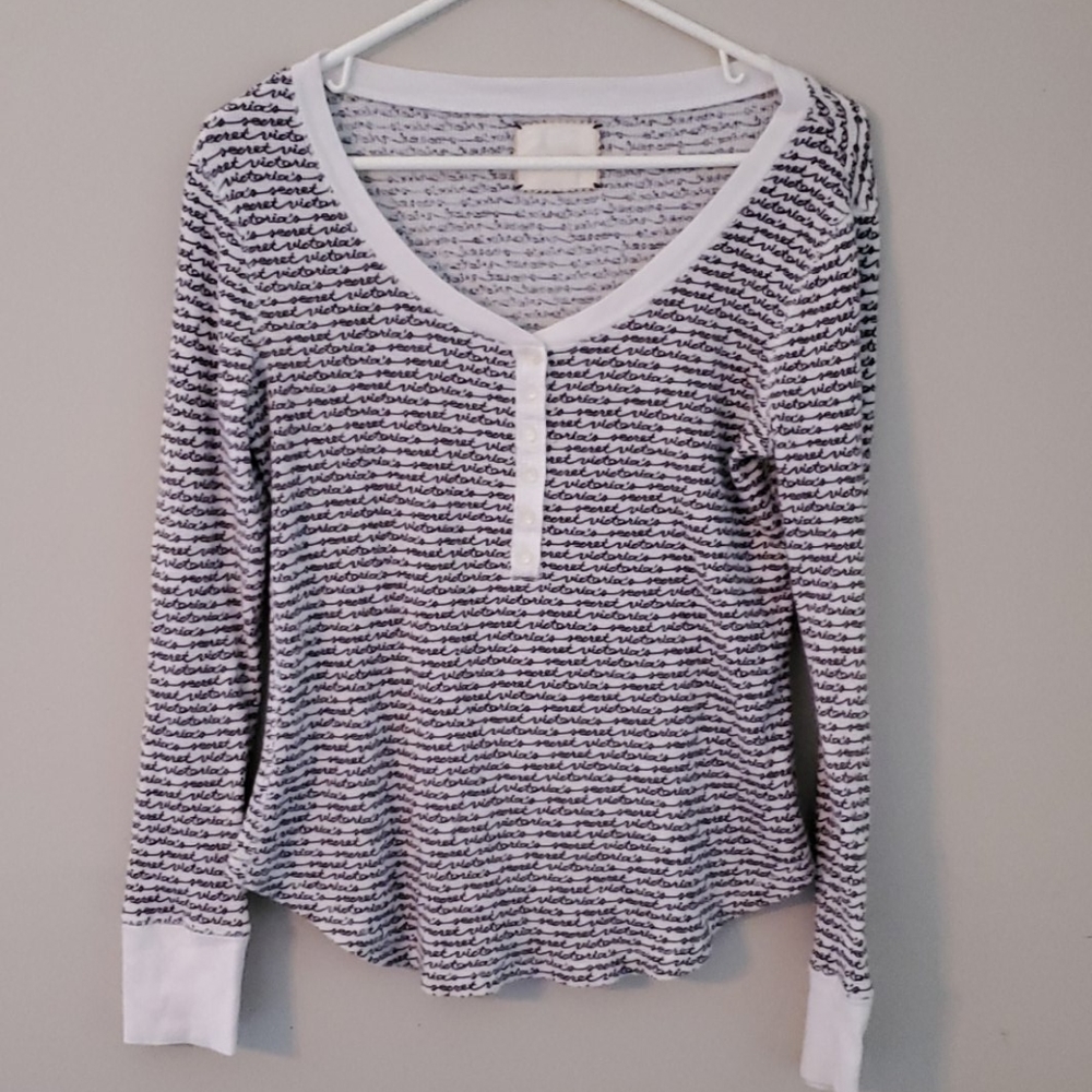 Victoria Secret long sleeve pajama shirt